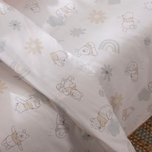 Acolchado Disney Cuna Funcional Winnie Pooh Arco Iris