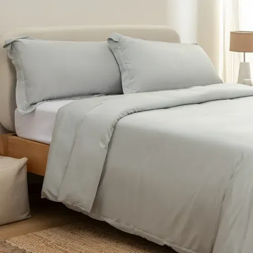 Funda de Acolchado King Bambú Lisa