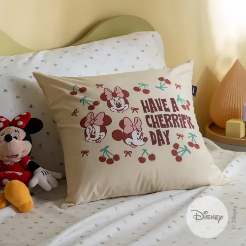 Funda de Almohadón Algodón Disney Minnie Cherry