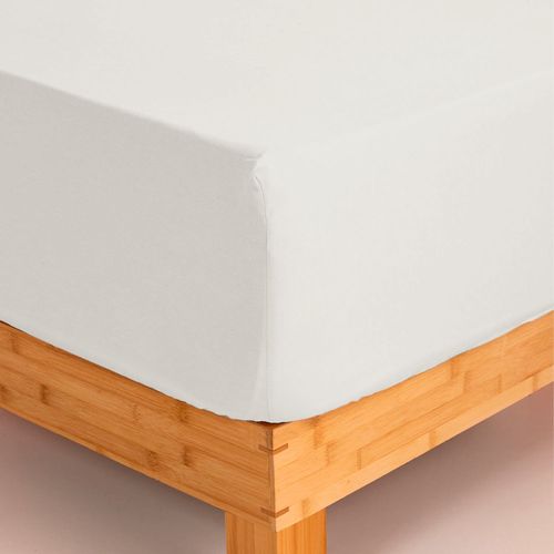 Sábana Ajustable Queen Algodón Blend Lisa
