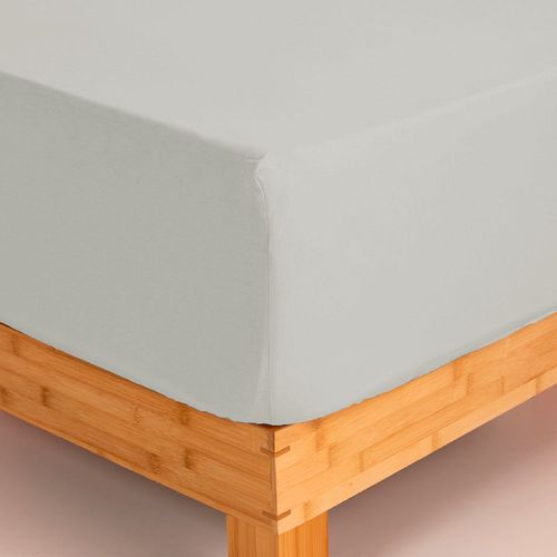 Sábana Ajustable Queen Algodón Blend Lisa