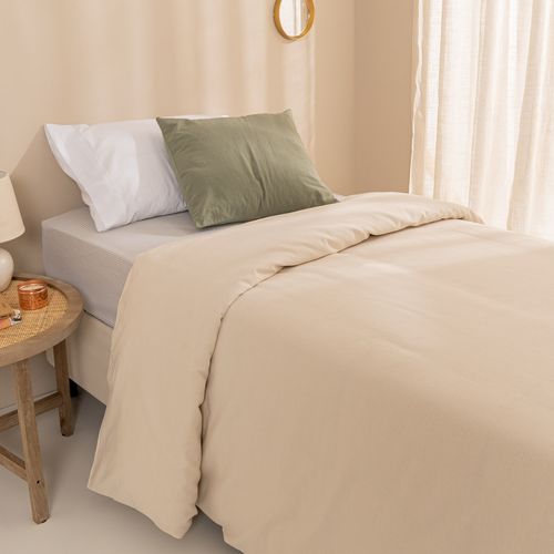 Funda de Acolchado Twin de Algodón Panamá Lisa