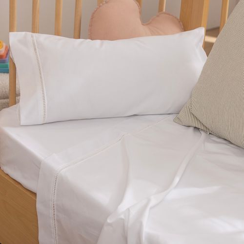 Juego de Sábanas Cuna Algodón Línea Egipcia 210 Hilos