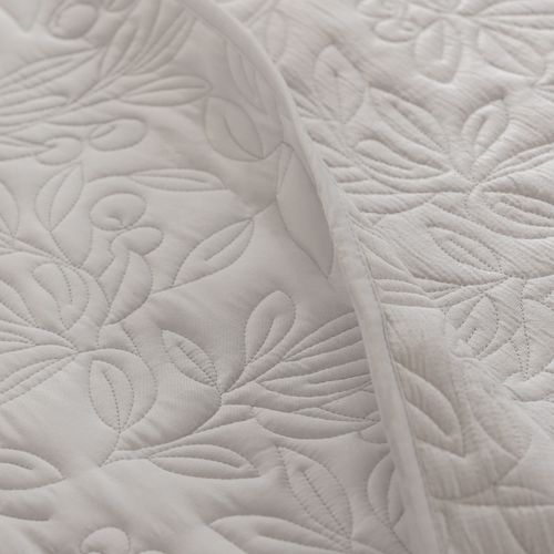 Cubrecama Queen de Gasa Hojas de Cerezo