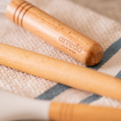 Set de 3 Utensilios de Cocina de Silicona con Soporte