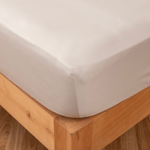 Sábana Ajustable King Algodón Satén 360 Hilos Liso