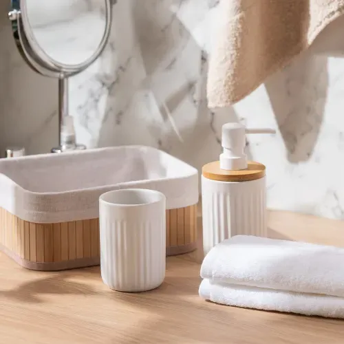 Set de 5 Piezas Regalo para Baño Bambú