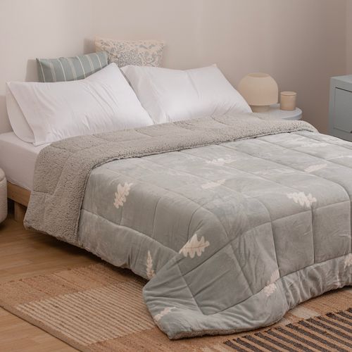 Acolchado Queen Sensitive Plush Flor