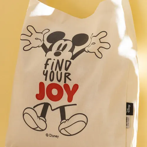 Bolsa de Compras Tote Bag Disney Mickey Find Your Joy