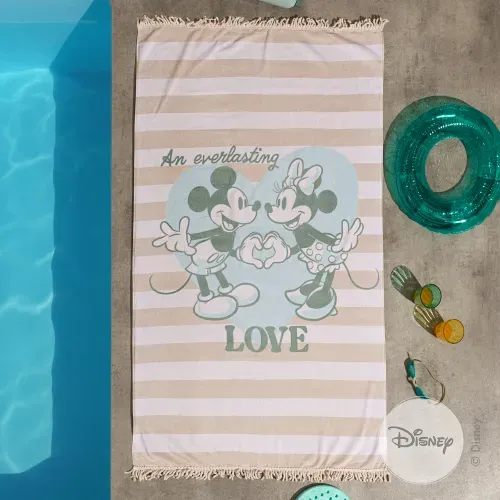 Toallón Playero Extra Large Disney Everlasting Love