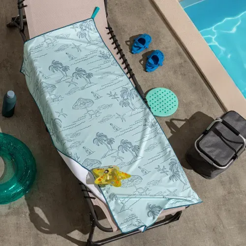 Set de Toallón de Secado Rápido con Mochila Islas