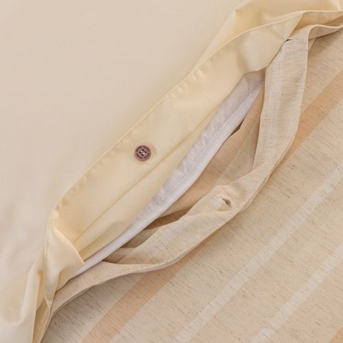 Funda de Acolchado Twin Lino Rayada