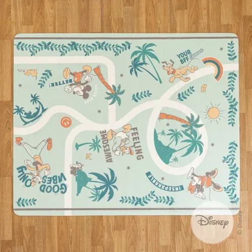 Alfombra Rectangular Infantil Disney Palmeras