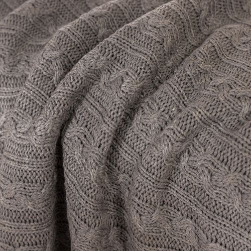 Manta Tejida Trenzada Ochos Mediana