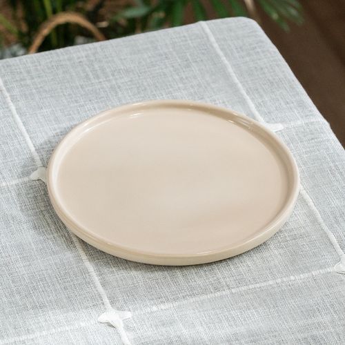 Plato de Cerámica Artesanal para Postres