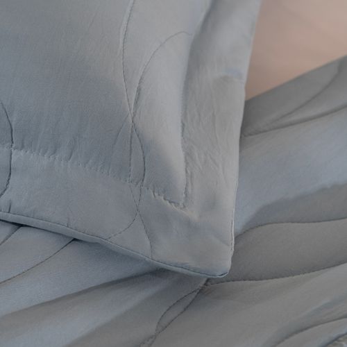 Cubrecama King Extra Suave Reversible Ondas