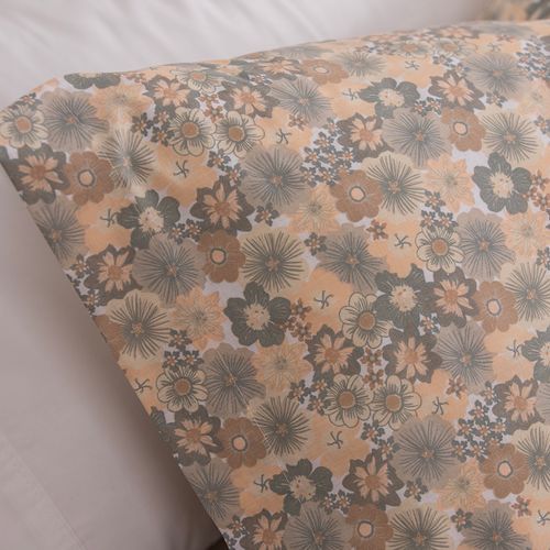 Funda de Almohada Queen Size Flor Superpuesta