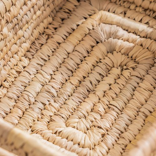 Contenedor Artesanal Mediano Hojas Kans