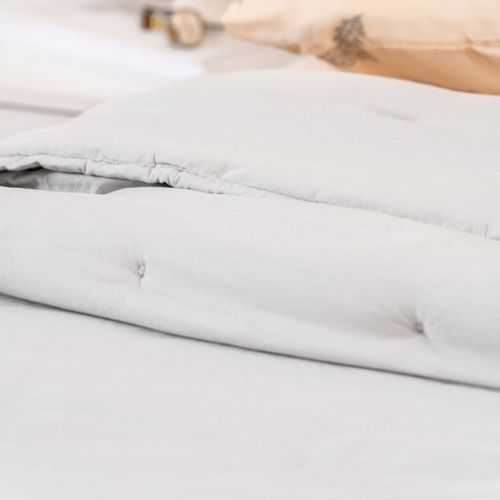 Acolchado Twin 4 Estaciones Atraques de Puntos Liso