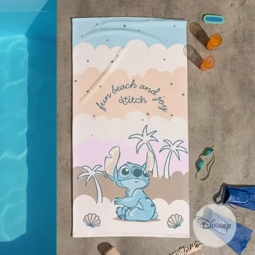 Toallón Playero Disney Fun Beach Stitch