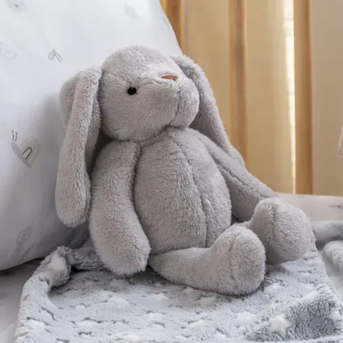 Set de Peluche Conejito con Manta Estrellas