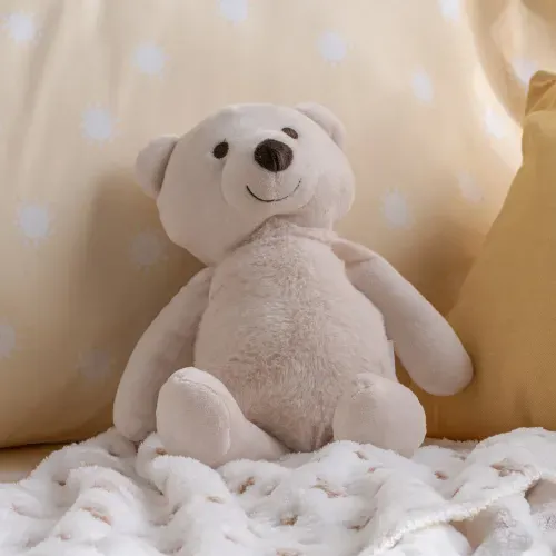 Set de  Peluche Osito con Manta Estrellas