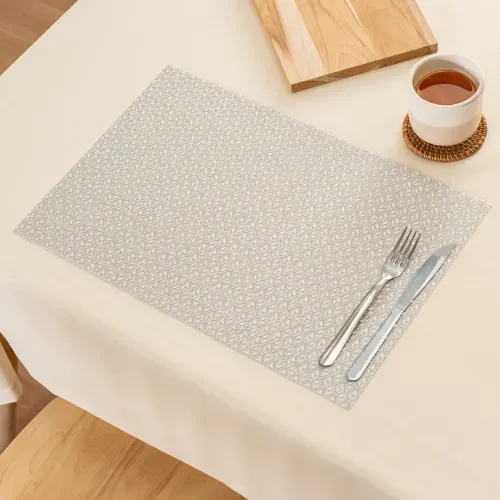 Individual De Mesa Liso Trama Texturada