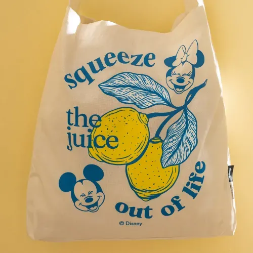 Bolsa de Compras Tote Bag Disney Squeeze The Juice Mickey