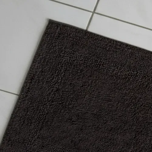 Alfombra de Baño Grande Lisa con Marco Texturado