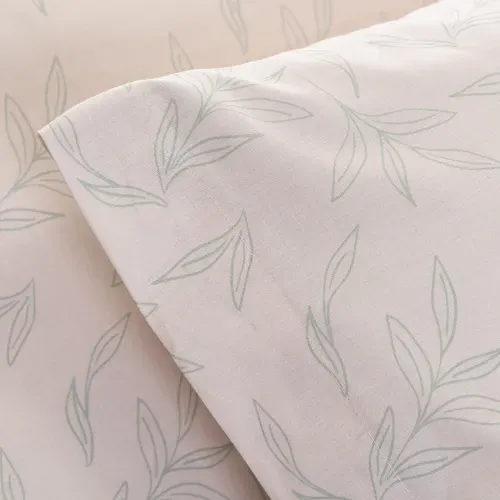 Set de Fundas de Almohadas Queen Algodón Peinado Gestual