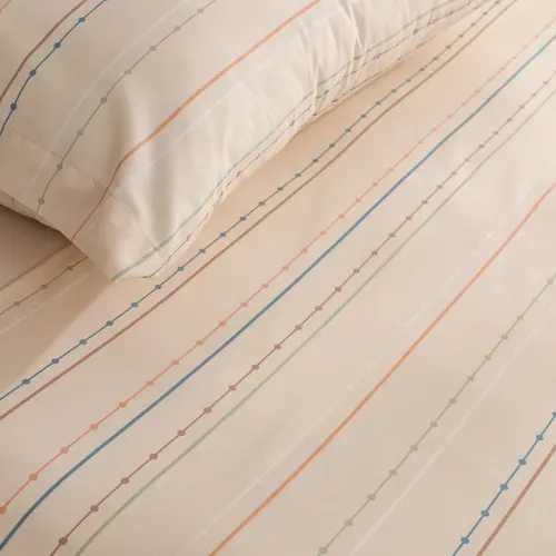 Juego de Sábanas King Rayas Pure