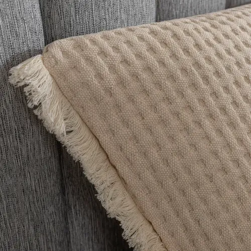 Funda de Almohadón Waffle Desflecado