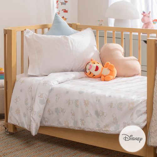 Acolchado Disney Cuna Funcional Winnie Pooh Arco Iris