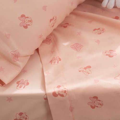 Juego de Sábanas Cuna Algodón Blend Disney Minnie Star