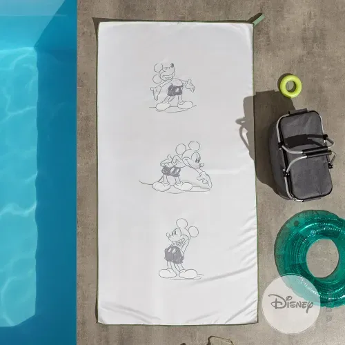Toallón de Secado Rápido Disney Mickey Ilustrado