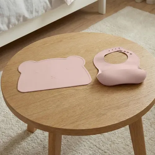 Set de Babero e Individual de Silicona