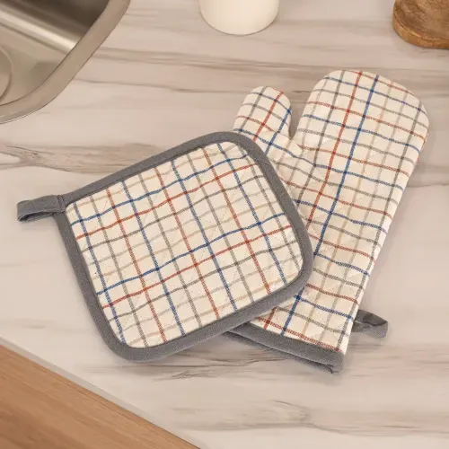 Set de Manopla y Agarradera Vichy Multicolor