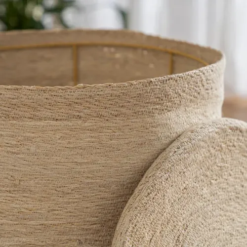 Contenedor Circular de Fibra Natural