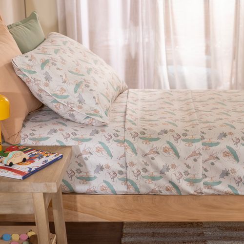 Juego de Sábanas 1 Plaza Mapa del Bosque