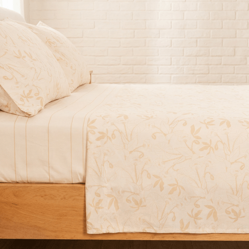 Juego de Sábanas Extra Queen Extra Suave Sueño Botánico