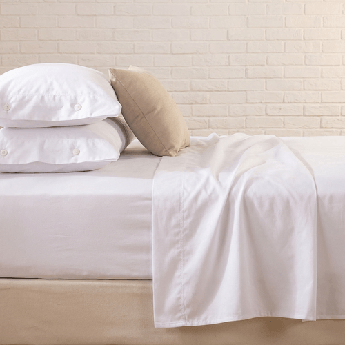 Juego de Sábanas 1 Plaza Algodón Línea Egipcia 210 Hilos