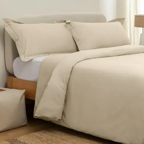 Funda de Acolchado Queen Cáñamo Liso