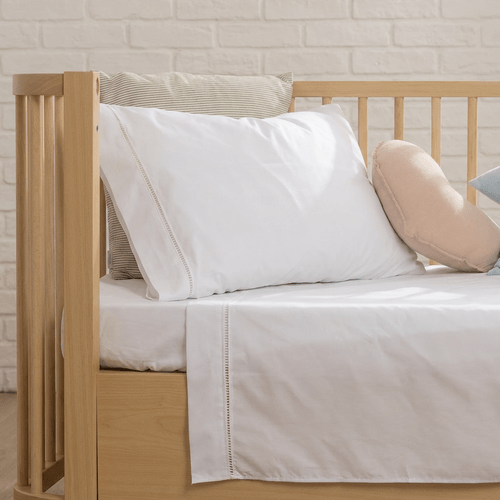 Juego de Sábanas de Cuna Funcional Línea Egipcia Liso