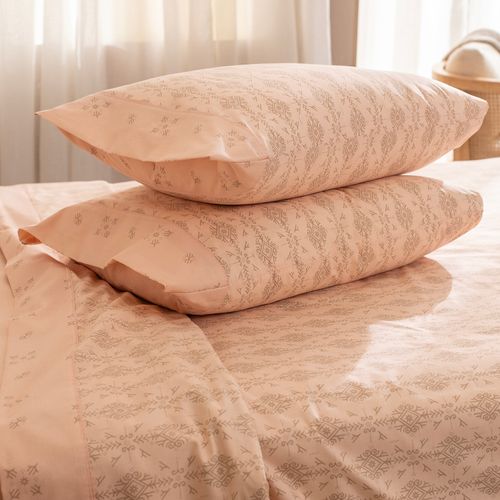 Juego de Sábanas King Algodón Blend con Faja Búlgaro Inca