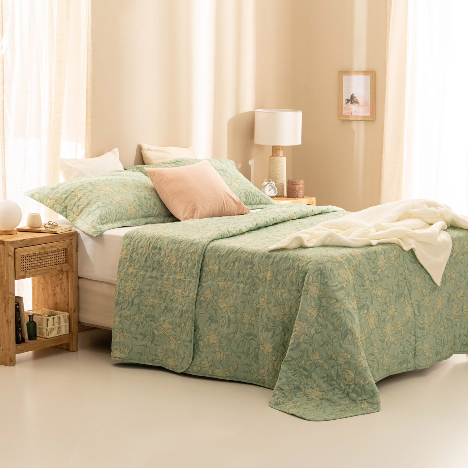 Cubrecama Queen Size Juliette Vison - Decorinter