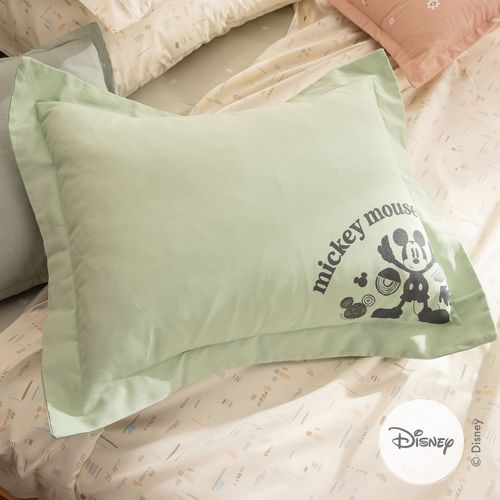 Funda de Almohadón con Pestañas Mickey Rustic