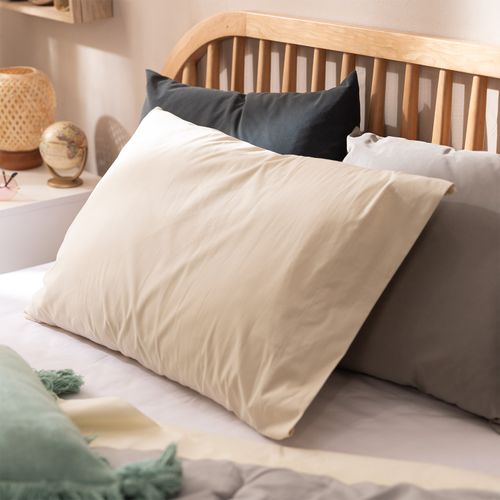 Funda de Almohada Queen Línea Egipcia Lisa