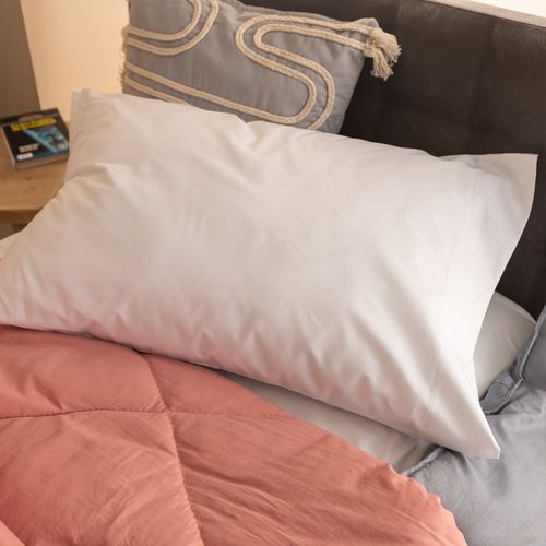 Funda de Almohada Hotelera King Algodón Línea Egipcia 210 Hilos