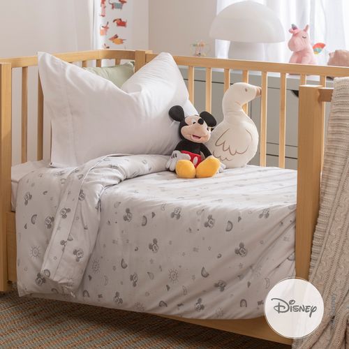 Acolchado Disney Cuna Funcional Mickey en la Luna