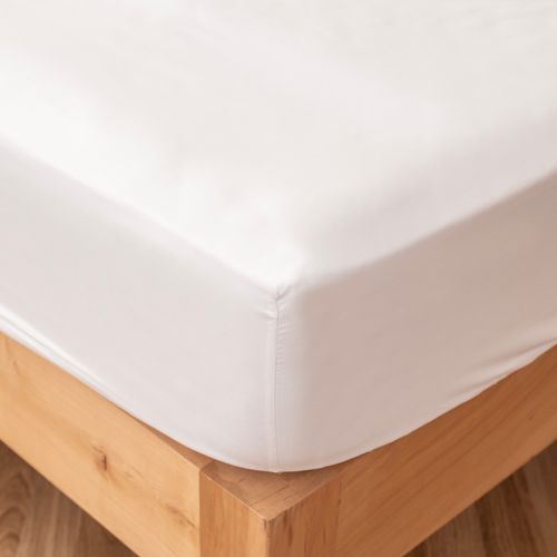 Sábana Ajustable Extra Queen Algodón Satén 360 Hilos Liso